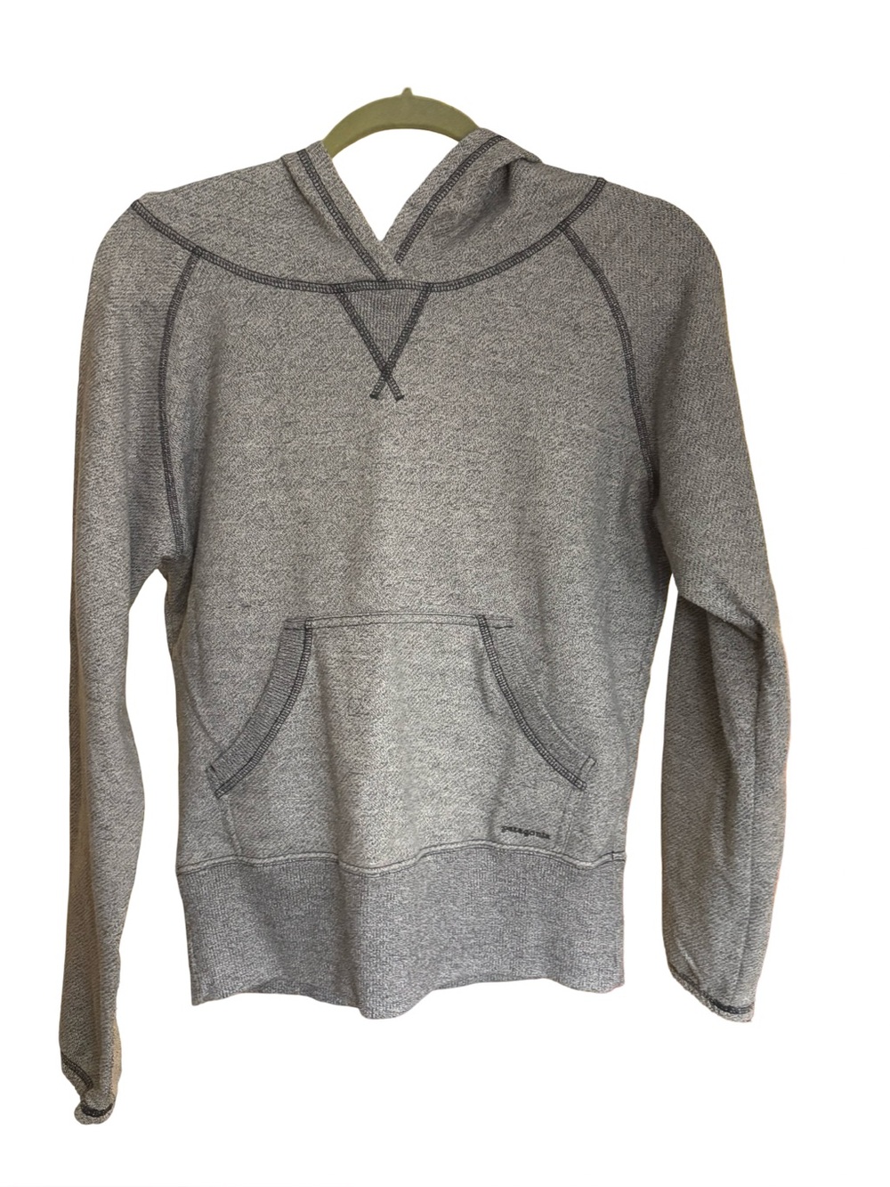 Patagonia women’s grey pull over hoodie